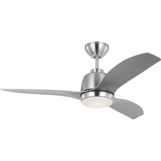 Avila 44" LED Ceiling Fan by Visual Comfort & Co.. Made from marine grade steel in a modern style.