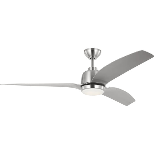 Avila 60" LED Ceiling Fan by Visual Comfort & Co.. Made from steel in a modern style.