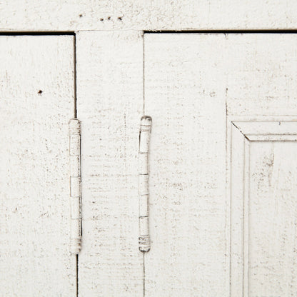Cintra Sideboard by Four Hands in limestone white, driftwood natural. Made from solid mixed reclaimed wood in a cottage & farmhouse style.