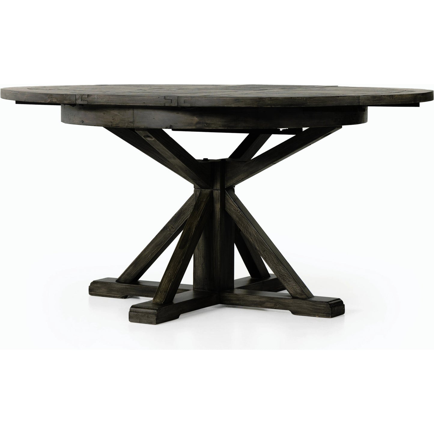 045 SR-711850 | Closeup | Cintra Extension Dining Table by Four Hands. Made from solid mixed reclaimed wood in a cottage & farmhouse style.