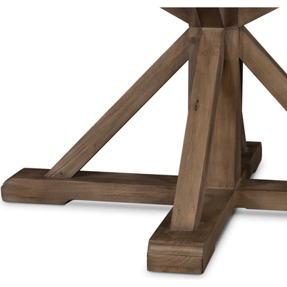 Cintra Extension Dining Table by Four Hands. Made from solid mixed reclaimed wood in a cottage & farmhouse style.