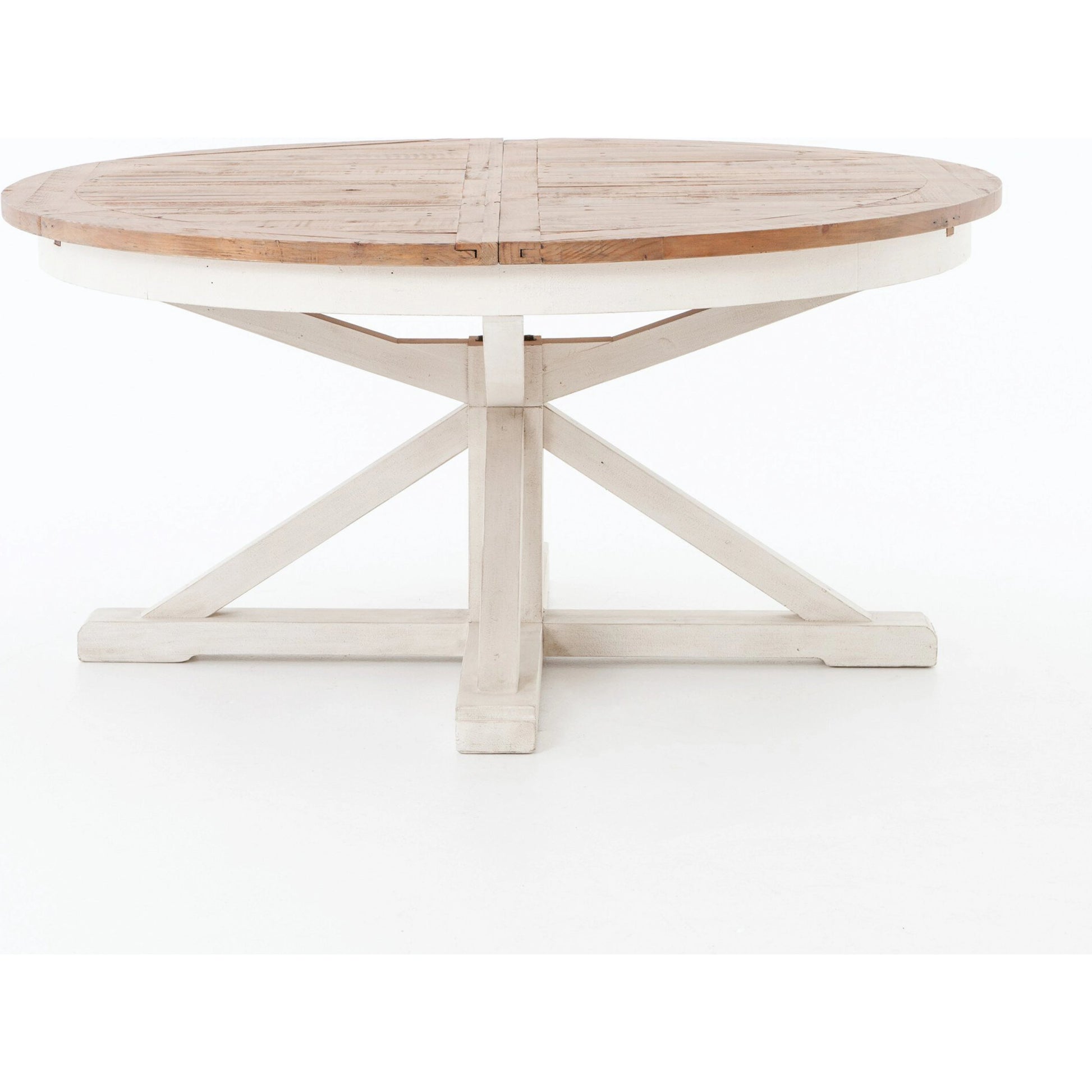 Cintra Extension Dining Table by Four Hands. Made from solid mixed reclaimed wood in a cottage & farmhouse style.