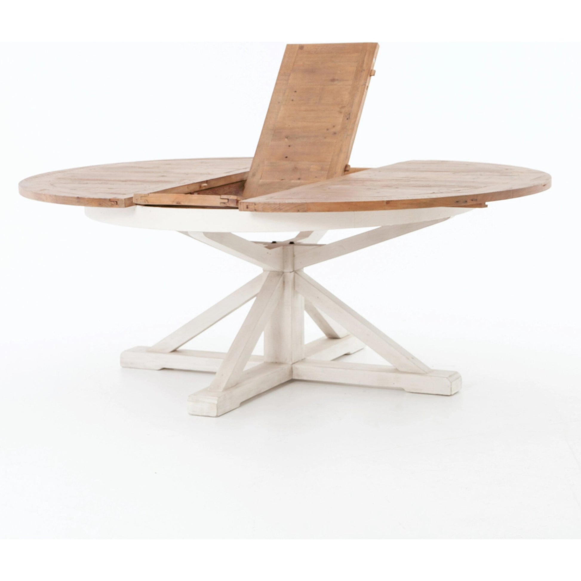 Cintra Extension Dining Table by Four Hands. Made from solid mixed reclaimed wood in a cottage & farmhouse style.