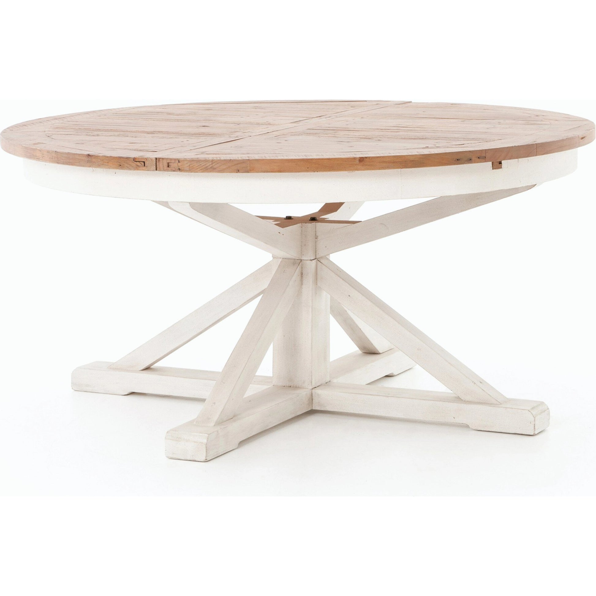 Cintra Extension Dining Table by Four Hands. Made from solid mixed reclaimed wood in a cottage & farmhouse style.