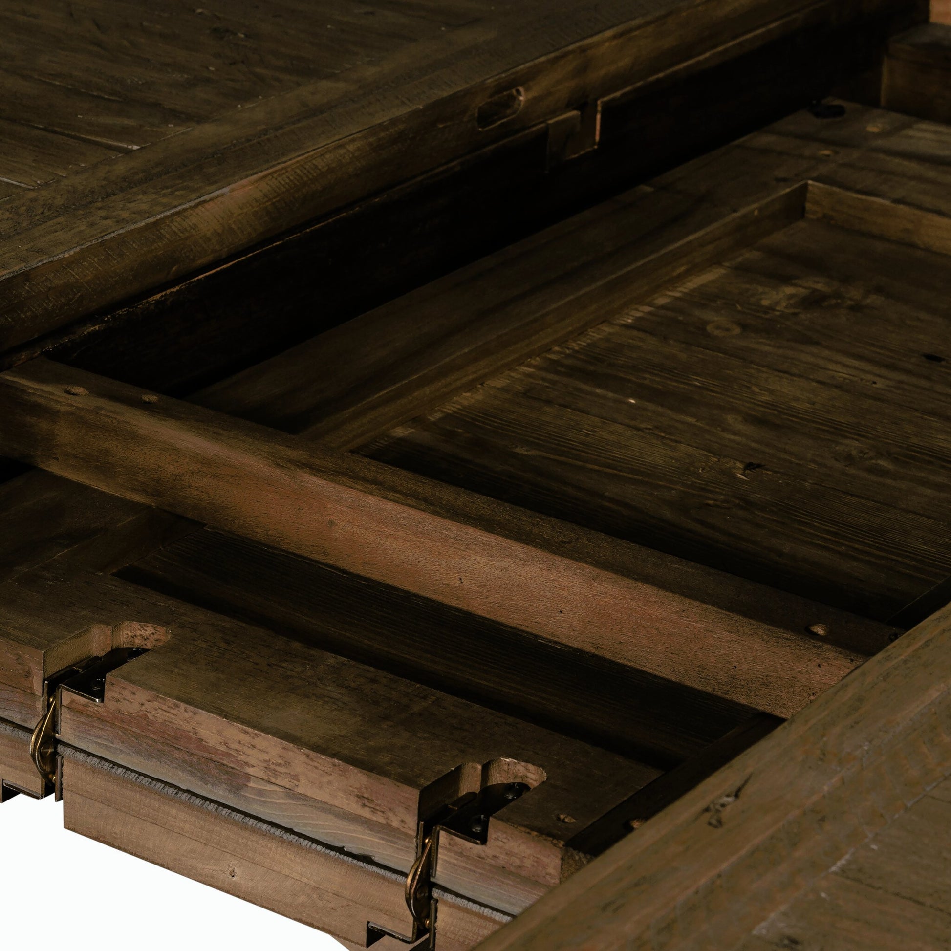 Cintra Extension Dining Table by Four Hands. Made from solid mixed reclaimed wood in a cottage & farmhouse style.