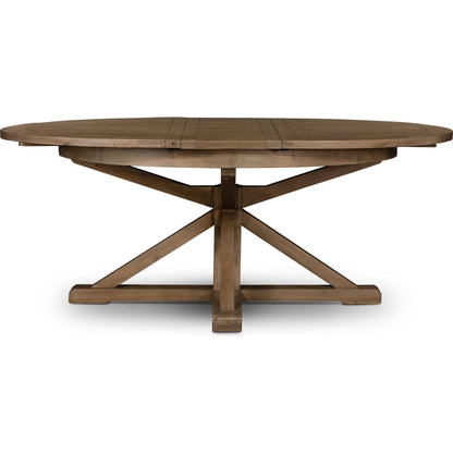 Cintra Extension Dining Table by Four Hands. Made from solid mixed reclaimed wood in a cottage & farmhouse style.