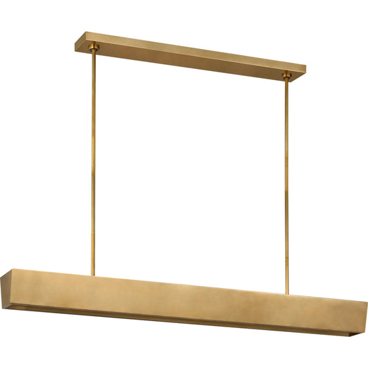 Pench Large Tapered Linear Chandelier by Visual Comfort & Co.. Made from brass in a unique style.