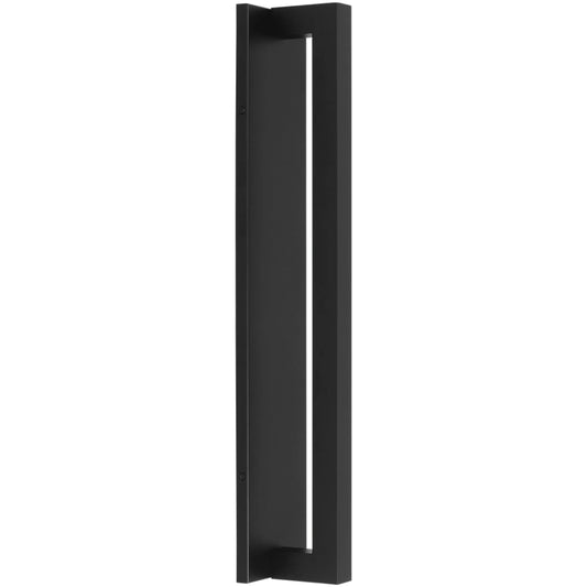 Stagger Wall Light by Visual Comfort & Co. in outdoor black. Made from aluminum in a unique style.