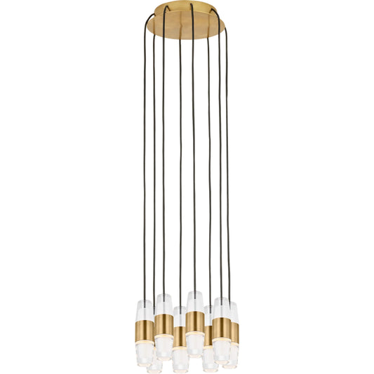 Lassell Short 8 Light Chandelier by Visual Comfort & Co.. Made from aluminum or brass in a unique style.