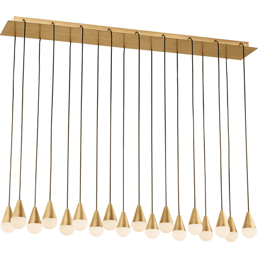 Cupola Alabaster 18 Light Chandelier by Visual Comfort & Co.. Made from aluminum or brass in a modern style.