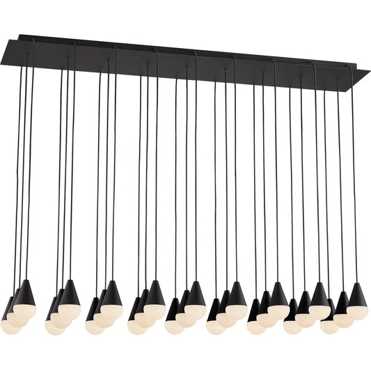 Cupola Alabaster 27 Light Chandelier by Visual Comfort & Co.. Made from aluminum or brass in a modern style.