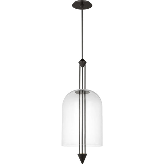Cathedral X-Large Pendant by Visual Comfort & Co. in white. Made from brass in a unique style.