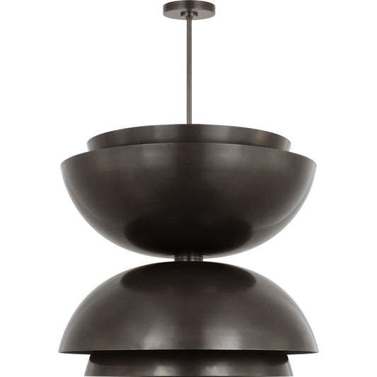 Shanti Grande Double Pendant by Visual Comfort & Co.. Made from steel or brass in a unique style.