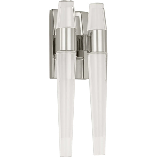 Lassell Double Tall Sconce by Visual Comfort & Co.. Made from steel or brass in a unique style.