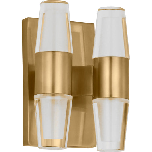 Lassell Double Short Sconce by Visual Comfort & Co.. Made from steel or brass in a unique style.