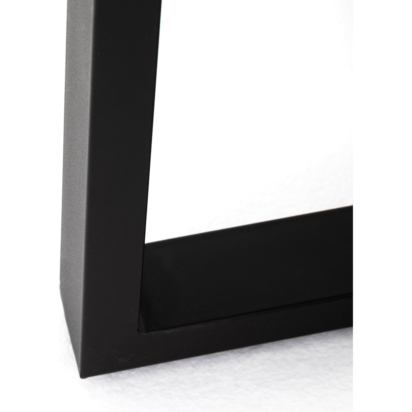 014 SI-1714945 | Closeup | Cyrus Outdoor Bar Table by Four Hands in black and grey. Made from lavastone composite, iron in a modern style.