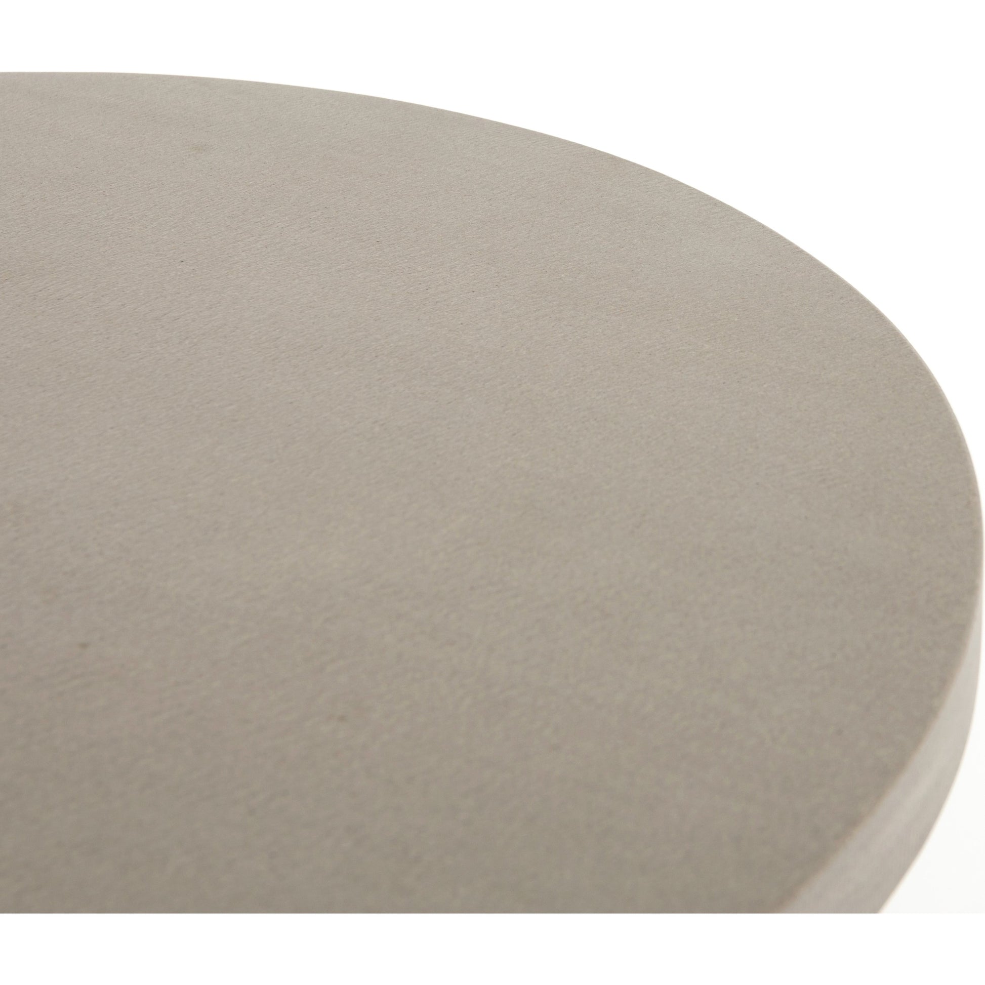 Cyrus Outdoor Counter Table by Four Hands in black, light grey and black, light gray. Made from lavastone composite, iron in a modern style.