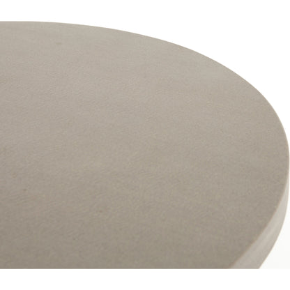 Cyrus Outdoor Counter Table by Four Hands in black, light grey and black, light gray. Made from lavastone composite, iron in a modern style.