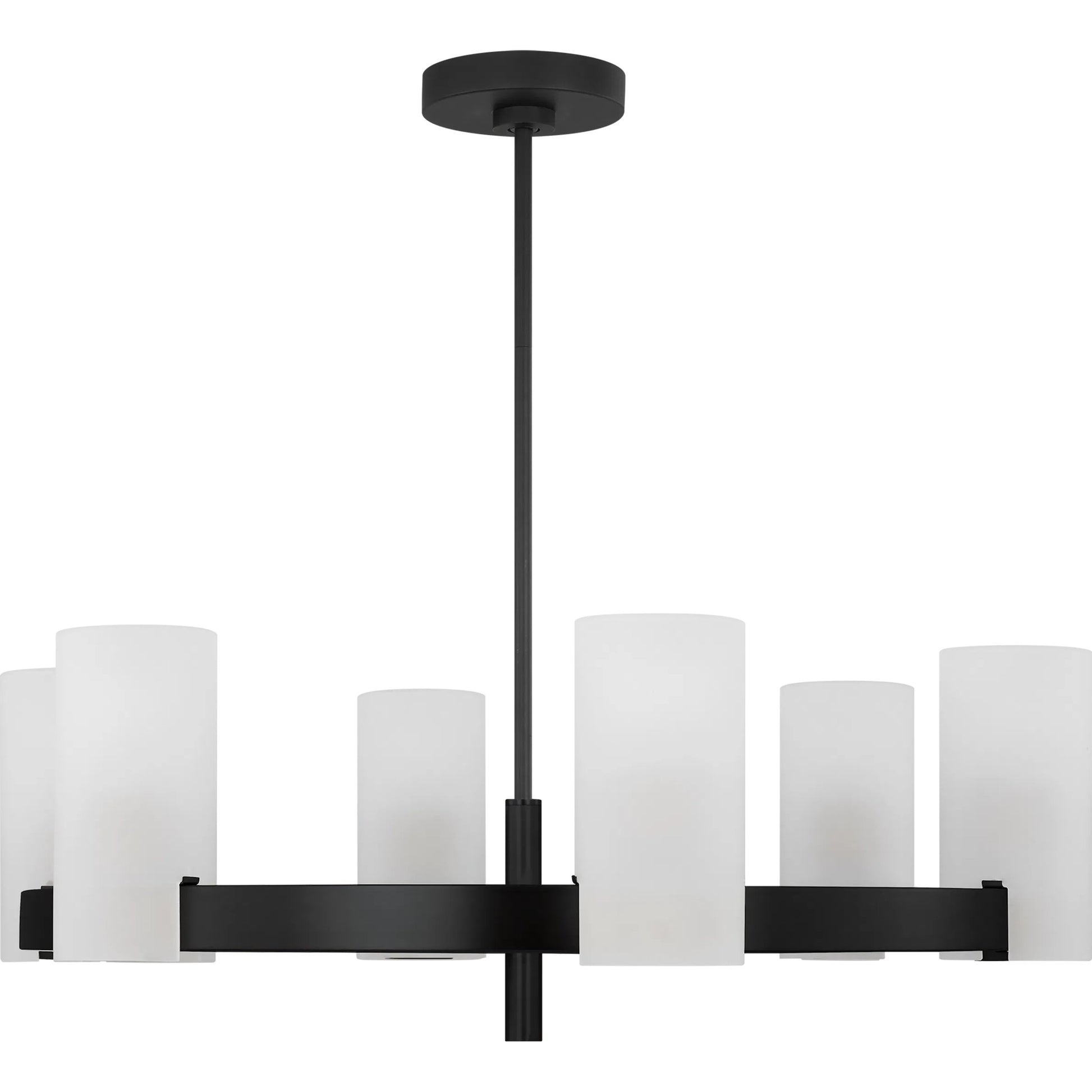 Rhode Large Chandelier by Visual Comfort & Co.. Made from steel in a transitional style.