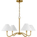 Eldon Medium Chandelier by Visual Comfort & Co.. Made from steel in a traditional style.