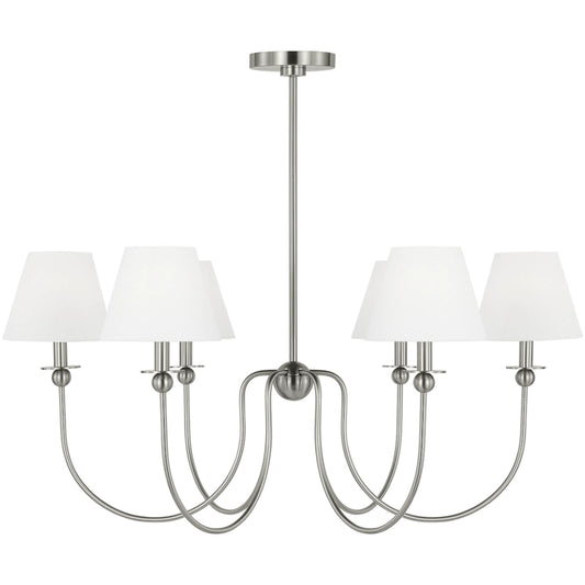 Elsay Chandelier by Visual Comfort & Co.. Made from steel in a transitional style.