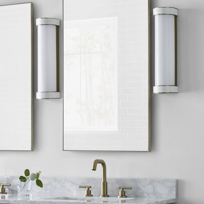 Monroe Medium Vanity by Visual Comfort & Co.. Made from steel in a traditional style.