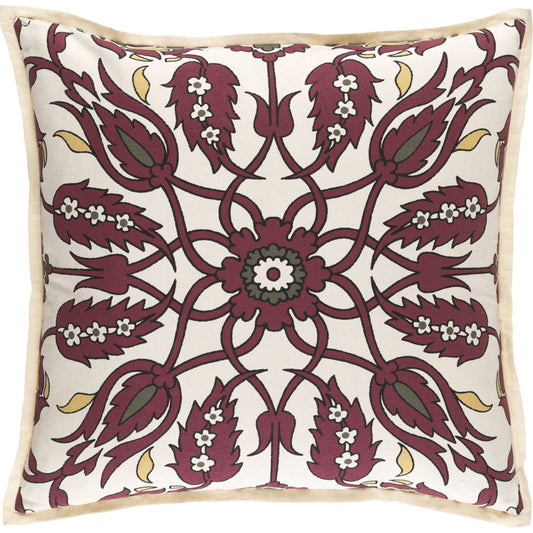 Vincent Pillow - 29441 by Surya. Made from 55% linen, 45% cotton in a traditional style.