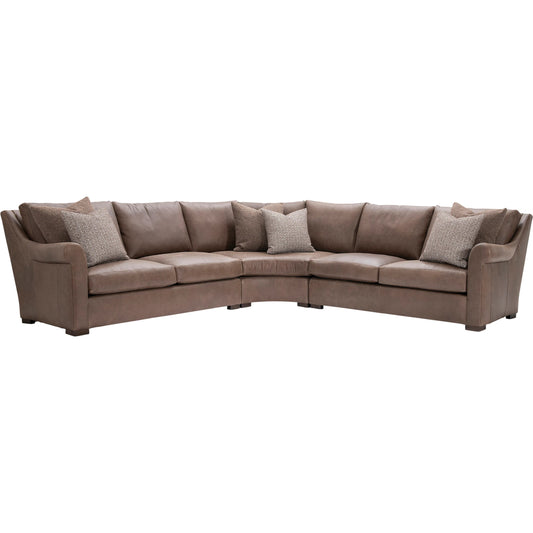 001 SI-2539288 | Primary Silo | Keirnan 3-PIECE Leather Sectional by Bernhardt. Made from leather in a unique style.