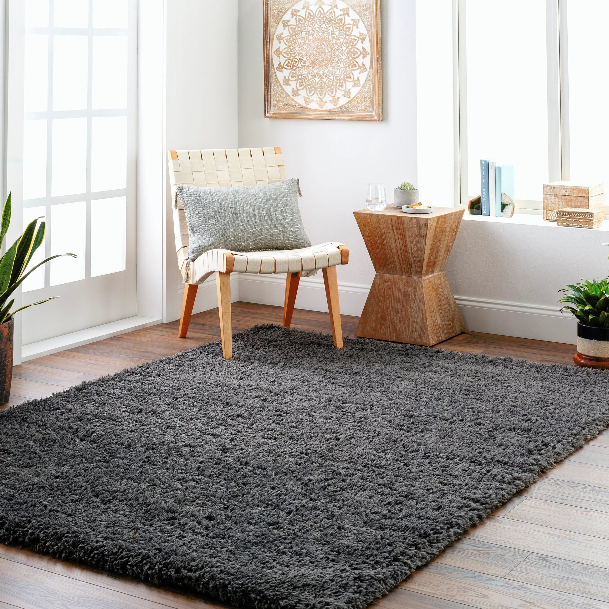 Natural Rug by Livabliss. Made from 100% polyester, 100% recycled material in a modern style.