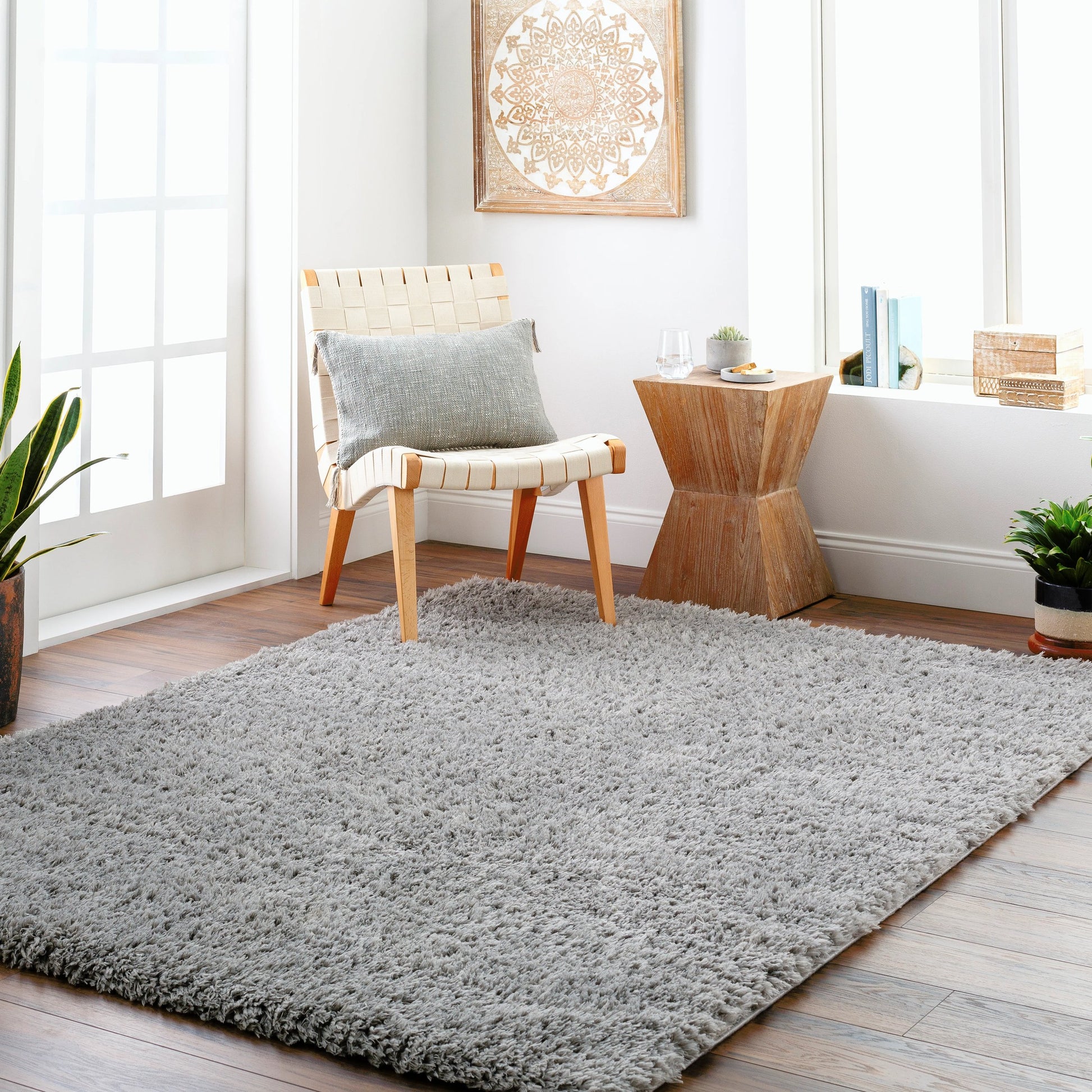 Natural Rug by Livabliss. Made from 100% polyester, 100% recycled material in a modern style.