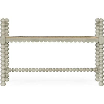 William Yeoward Bellingham Country Grey Single Bench by Jonathan Charles in grey and country gray. Made from acacia in a cottage & farmhouse style.