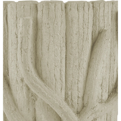 Faux Bois Planter by Currey and Company in portland, faux bois. Made from concrete, iron in a rustic style.