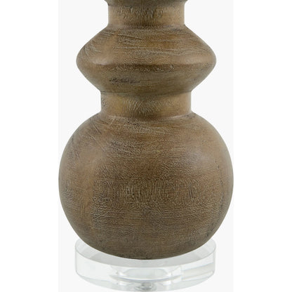 Vedruna Accent Table Lamp 625347 by Livabliss. Made from resin, crystal, linen, polyester in a rustic style.