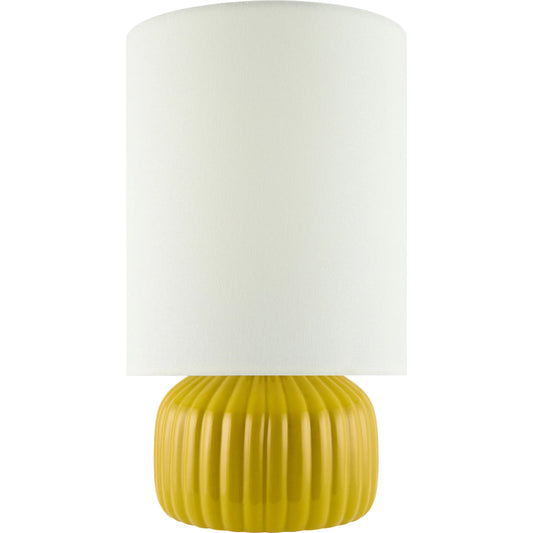 Vadso Accent Table Lamp by Livabliss in glazed. Made from ceramic, linen in a unique style.