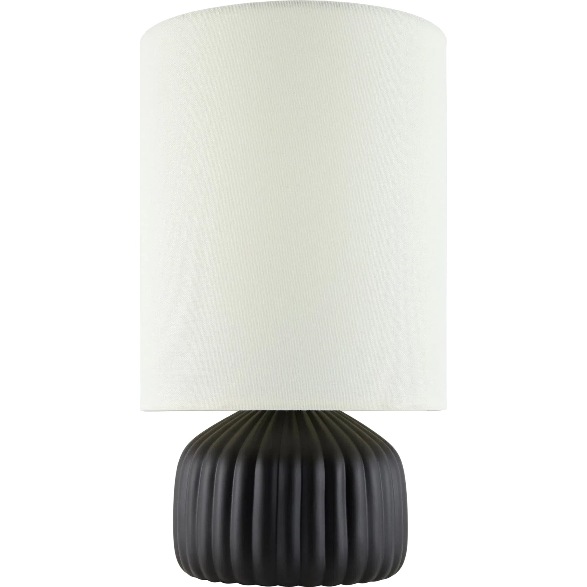 Vadso Accent Linen Shade Table Lamp by Livabliss in glazed. Made from ceramic, linen in a modern style.