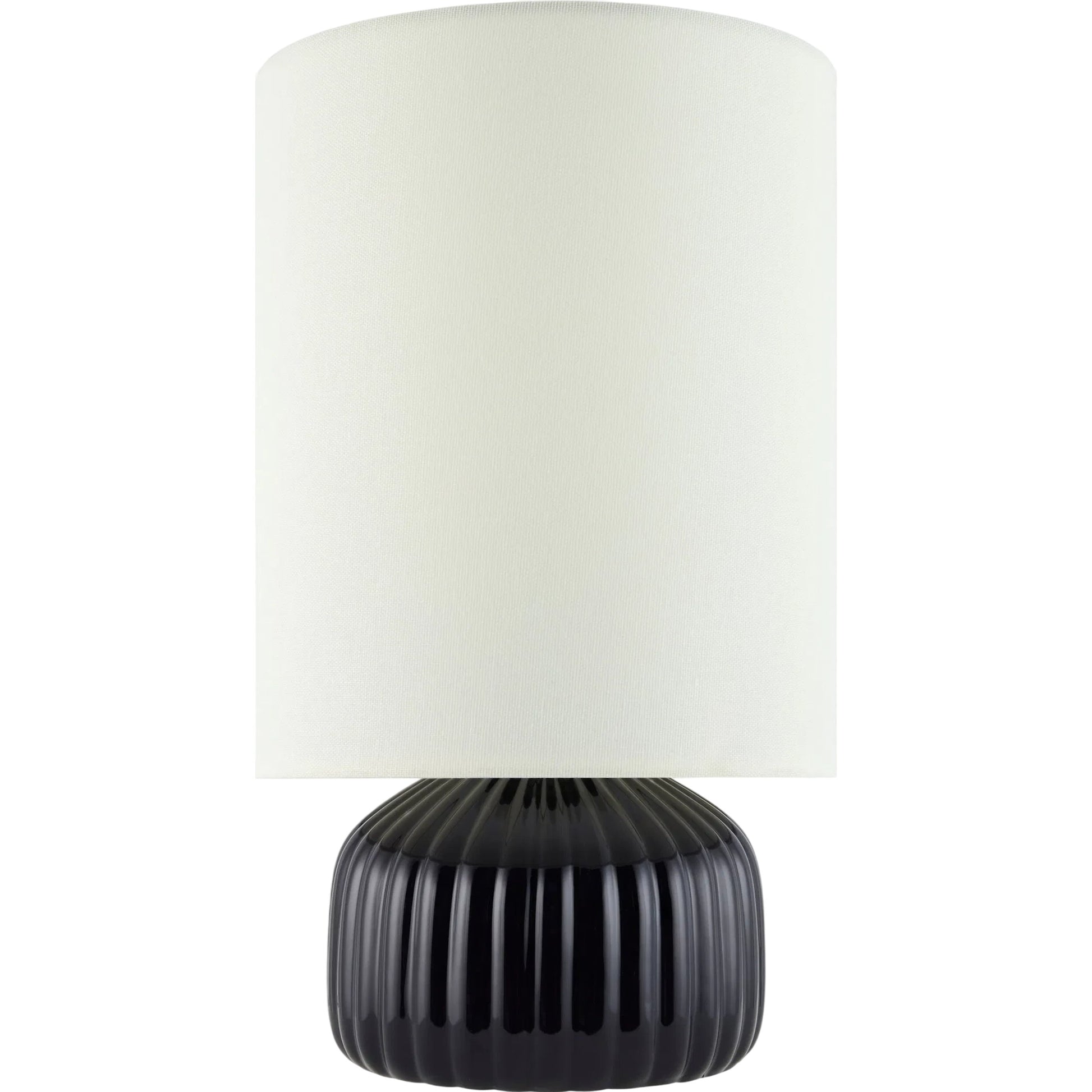 Vadso Accent Linen Shade Table Lamp by Livabliss in glazed. Made from ceramic, linen in a modern style.