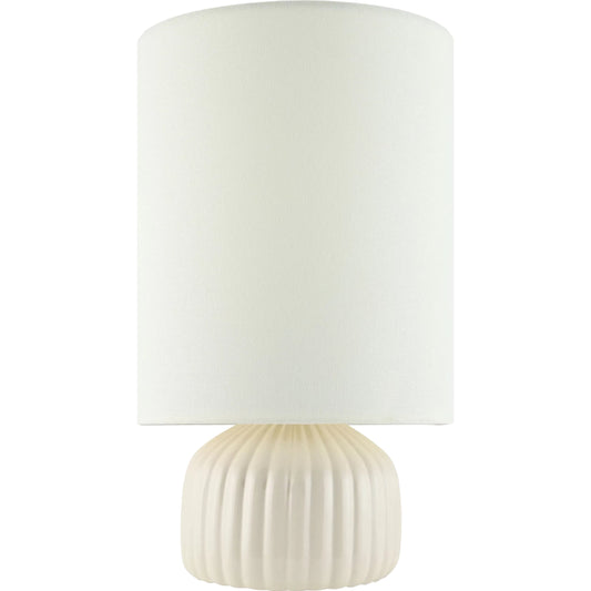 Vadso Accent Table Lamp by Livabliss in glazed. Made from ceramic, linen in a unique style.