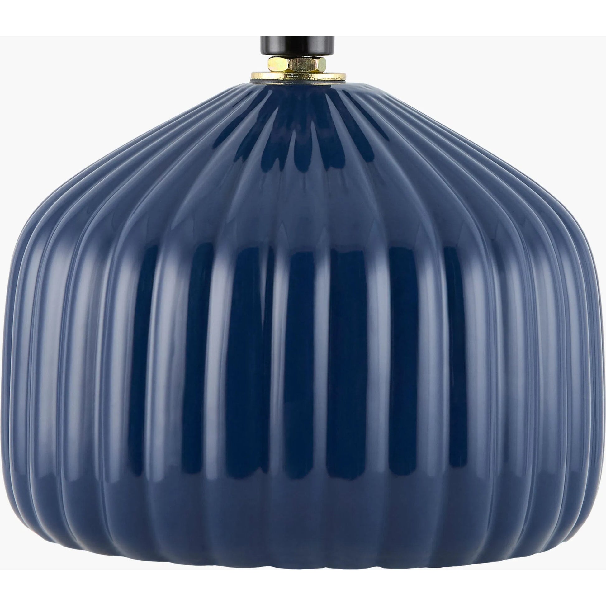 Vadso Accent Linen Shade Table Lamp by Livabliss in glazed. Made from ceramic, linen in a modern style.