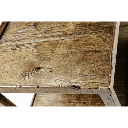 Casual Accents Country Walnut Side Table by Jonathan Charles in medium brown driftwood. Made from acacia in a modern style.