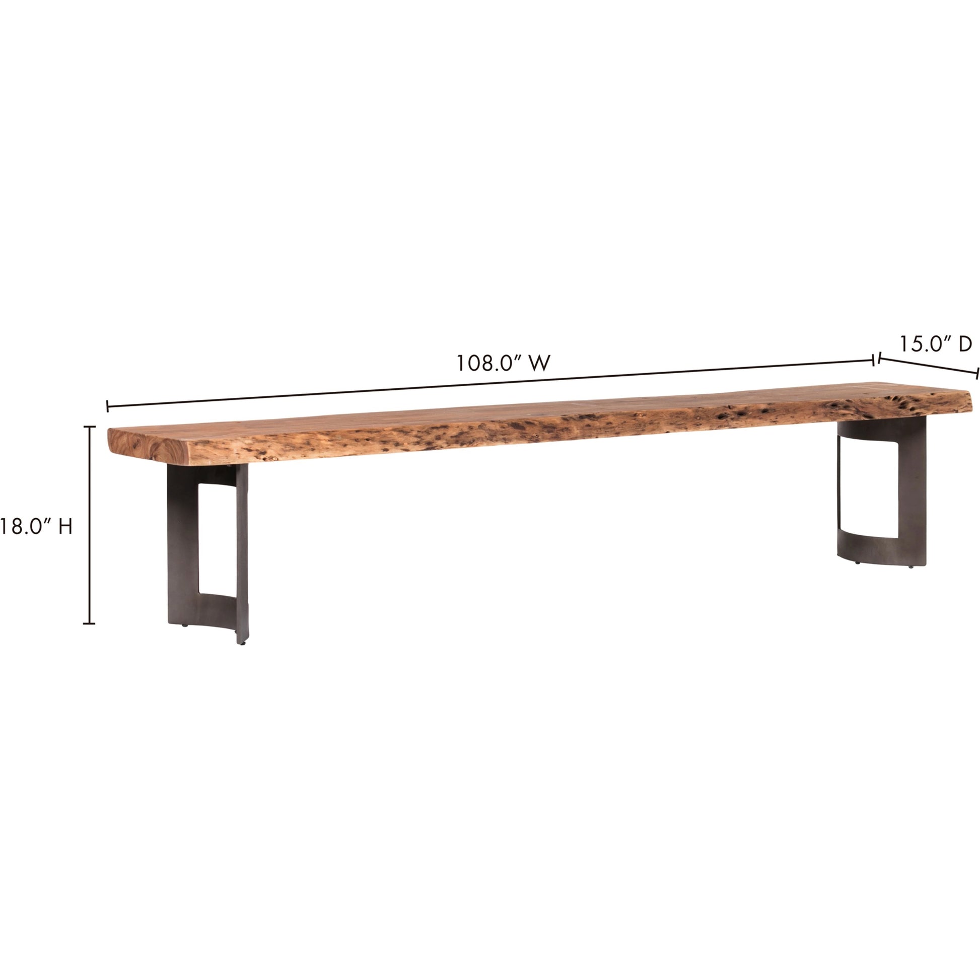Bent Bench by Moe's Home Collection. Made from unique in a modern style.