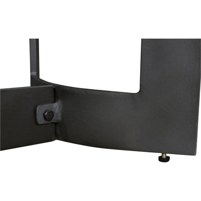 Bent Console Table by Moe's Home Collection in brown. Made from solid acacia, iron base in a modern style.