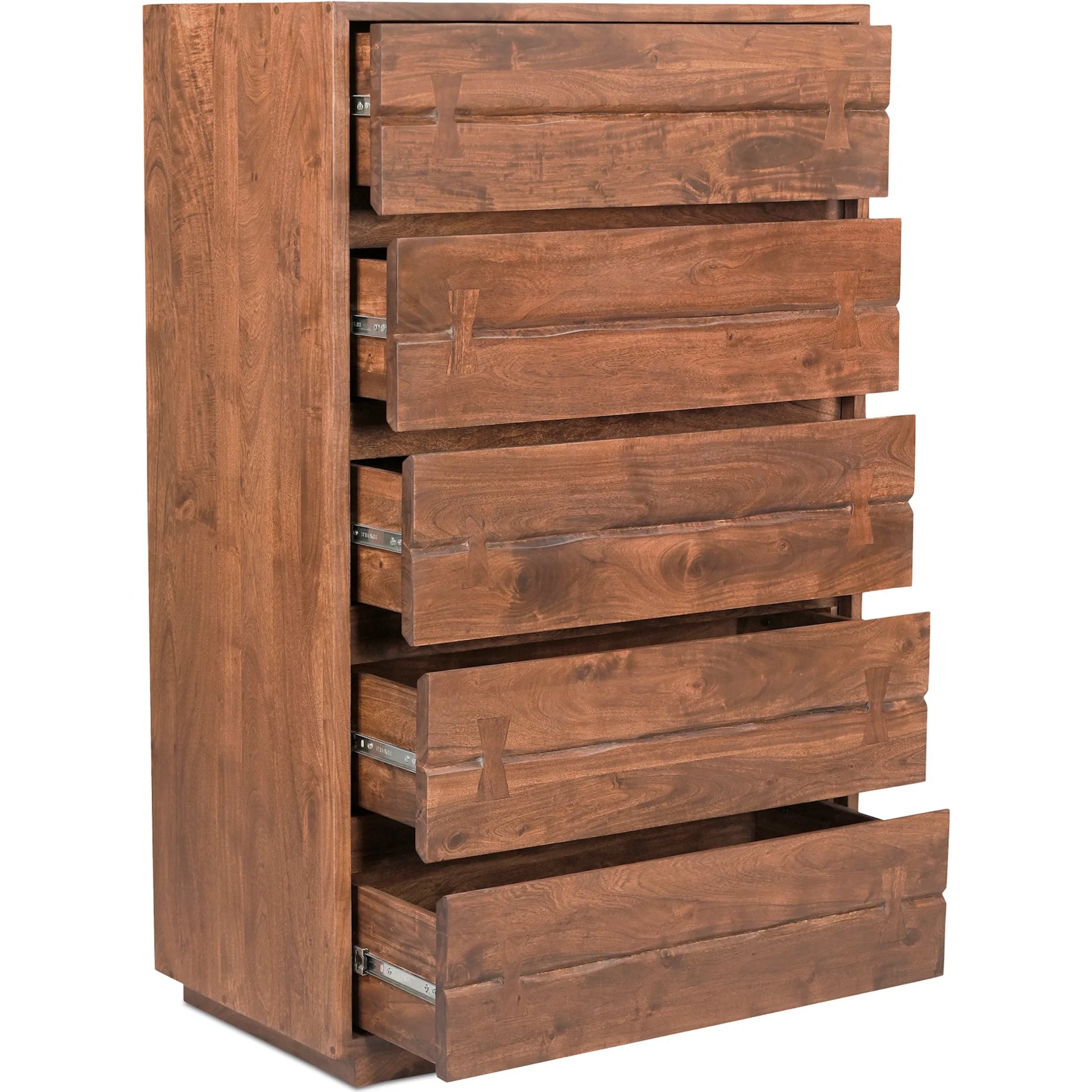 Madagascar Chest by Moe's Home Collection in brown. Made from solid acacia wood in a modern style.