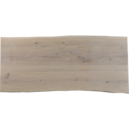 Bird Dining Table by Moe's Home Collection in natural. Made from solid oak, iron base in a modern style.