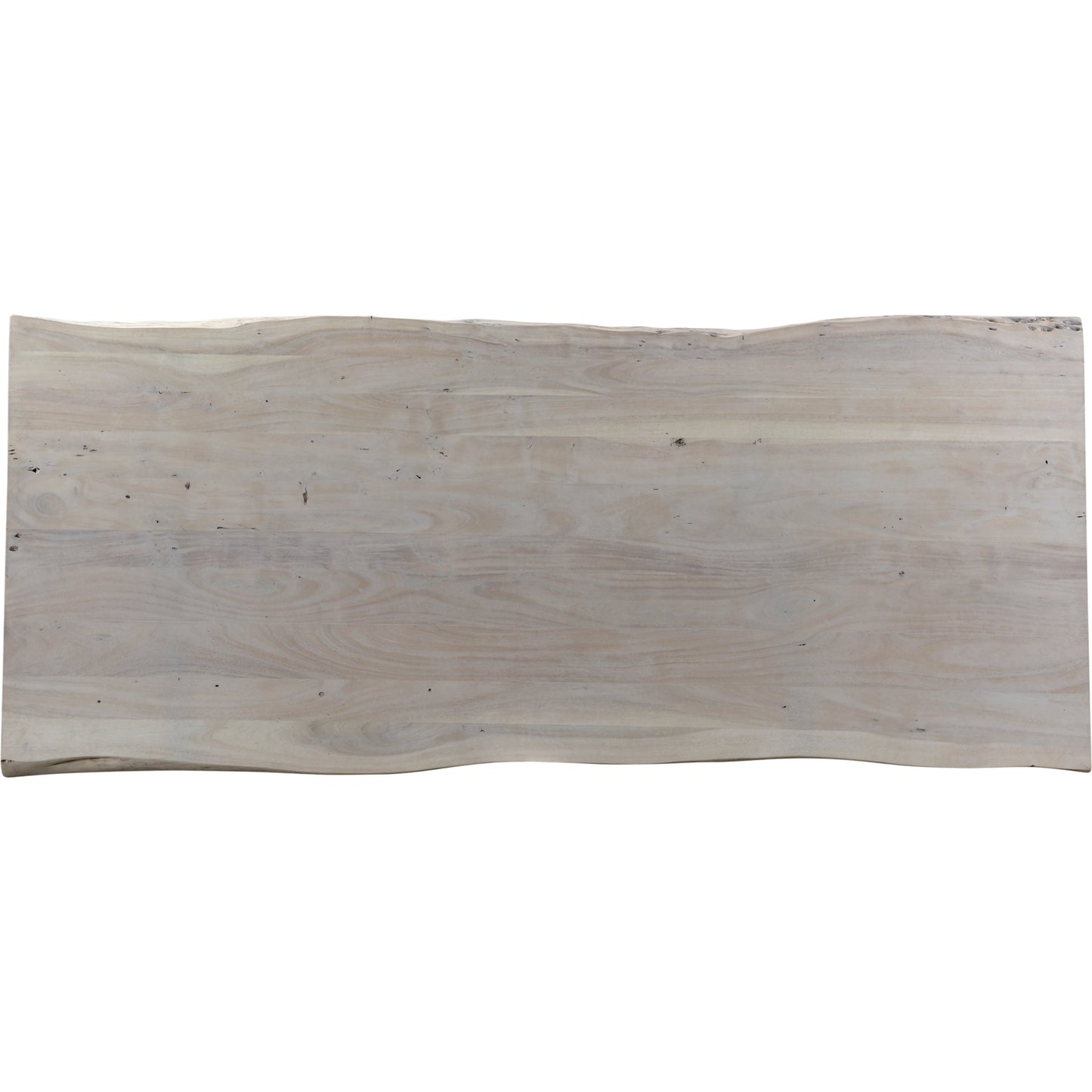 007 SI-2121914 | Additional Silo | Evans Dining Table by Moe's Home Collection in white. Made from solid acacia, iron legs in a modern style.