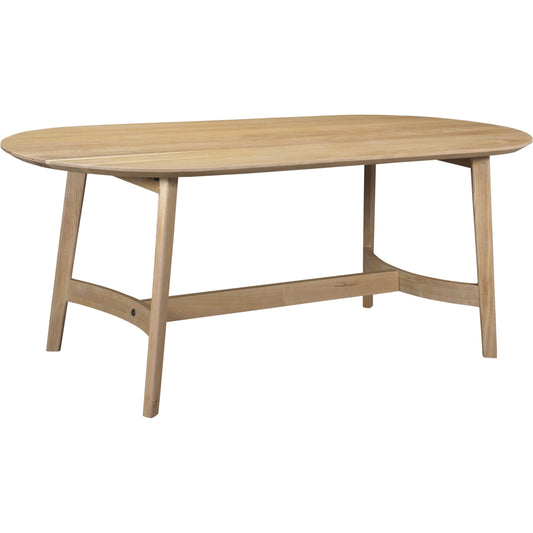 Trie Dining Table by Moe's Home Collection. Made from solid oak in a cottage & farmhouse style.
