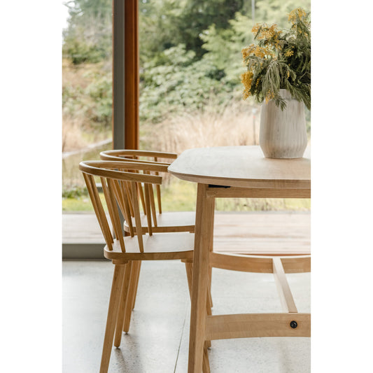 Trie Dining Table by Moe's Home Collection. Made from solid oak in a cottage & farmhouse style.