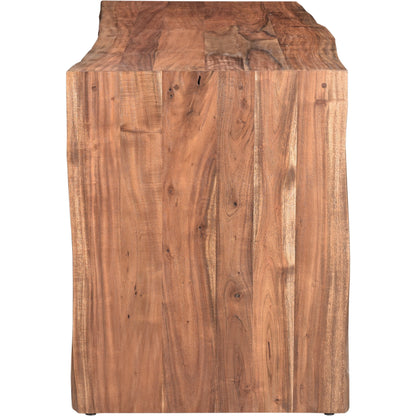 Tyrell Desk by Moe's Home Collection in natural. Made from solid acacia wood in a modern style.