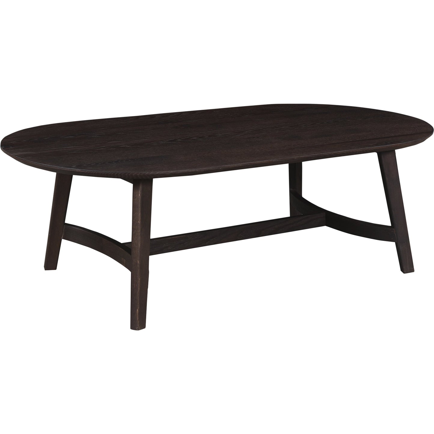 000 SI-2122090 | Primary Silo | Trie Coffee Table by Moe's Home Collection in dark brown. Made from solid oak in a modern style.