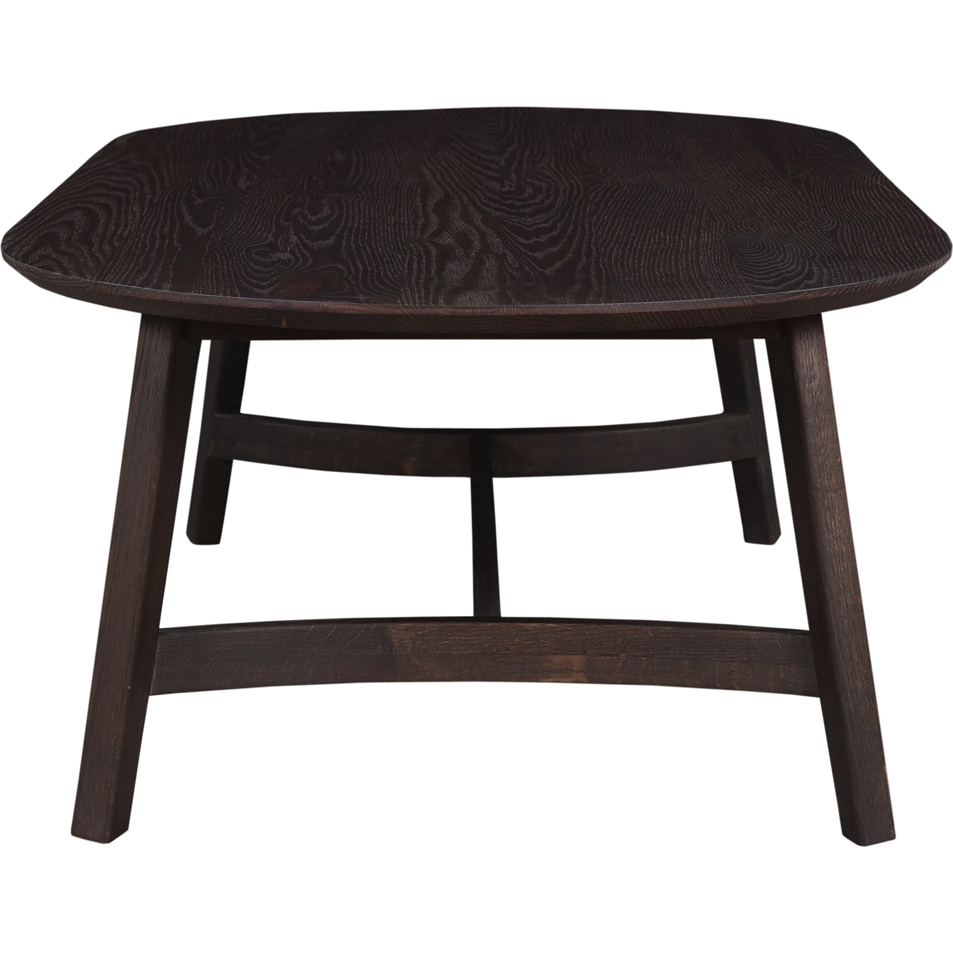 Trie Coffee Table by Moe's Home Collection in dark brown. Made from solid oak in a modern style.