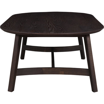 Trie Coffee Table by Moe's Home Collection in dark brown. Made from solid oak in a modern style.
